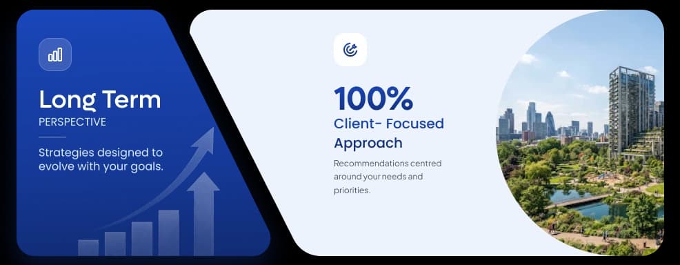 Long Term Perspective and 100% Client-Focused Approach